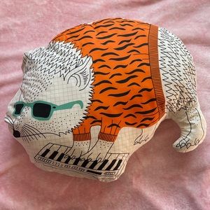 Hedgehog throw pillow